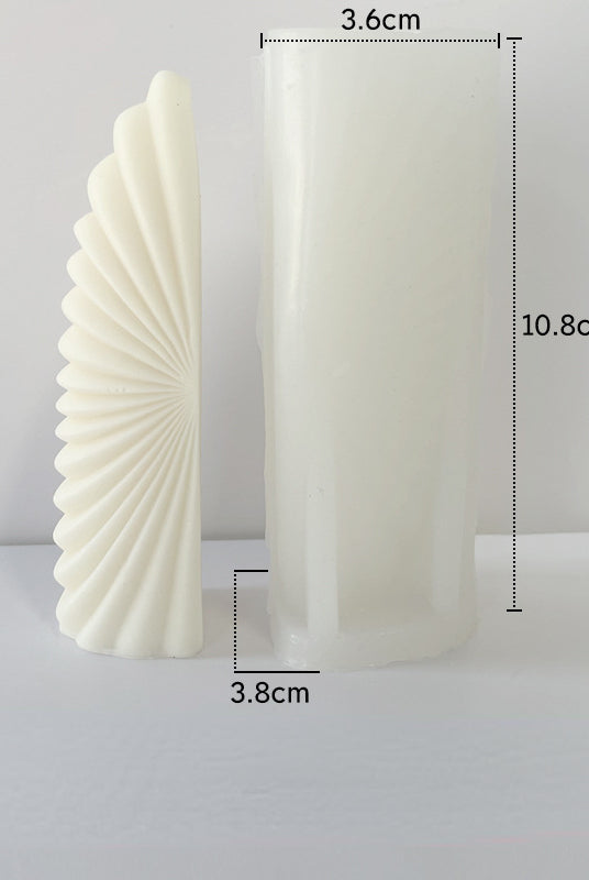 Wing Candle Mould 4 - Silicone Mould, Mold for DIY Candles. Created using candle making kit with cotton candle wicks and candle colour chips. Using soy wax for pillar candles. Sold by Myka Candles Moulds Australia