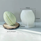 Leaf Candle Mould 4 - Silicone Mould, Mold for DIY Candles. Created using candle making kit with cotton candle wicks and candle colour chips. Using soy wax for pillar candles. Sold by Myka Candles Moulds Australia