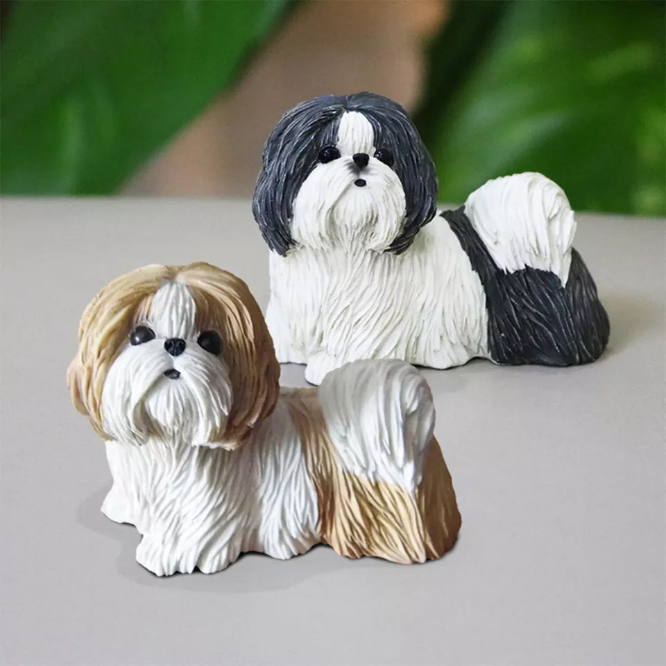 Shih Tzu Candle Mould 0 - Silicone Mould, Mold for DIY Candles. Created using candle making kit with cotton candle wicks and candle colour chips. Using soy wax for pillar candles. Sold by Myka Candles Moulds Australia
