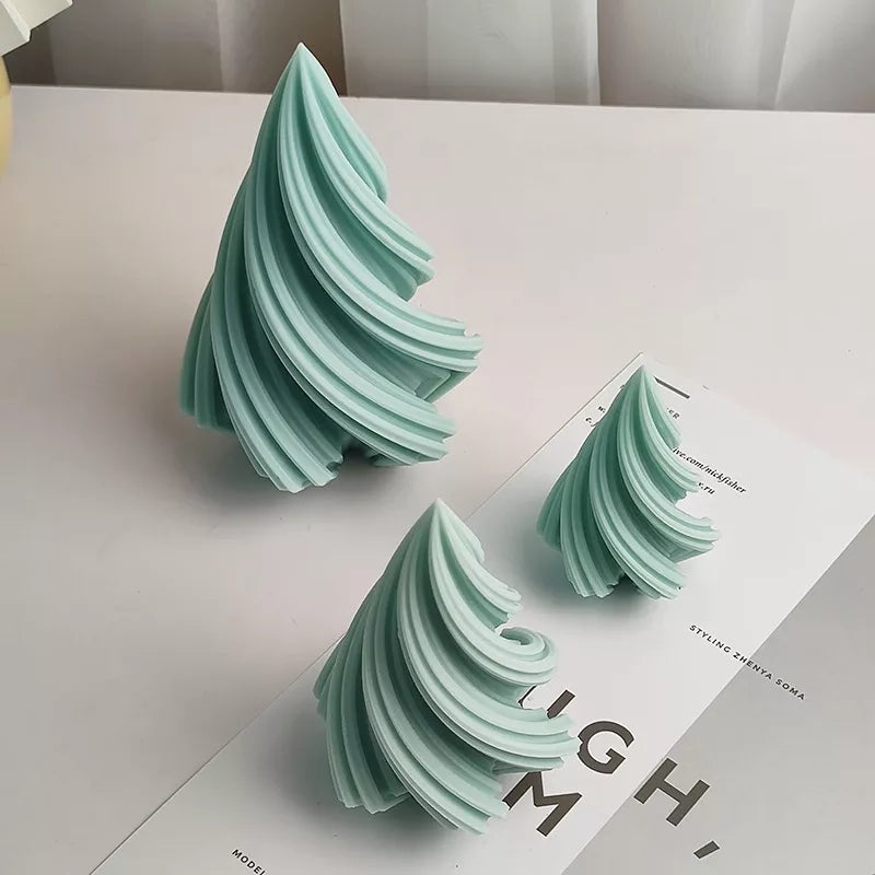 Cyclone Candle Moulds 1 - Silicone Mould, Mold for DIY Candles. Created using candle making kit with cotton candle wicks and candle colour chips. Using soy wax for pillar candles. Sold by Myka Candles Moulds Australia