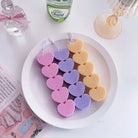 Heart Chain Candle Mould 0 - Silicone Mould, Mold for DIY Candles. Created using candle making kit with cotton candle wicks and candle colour chips. Using soy wax for pillar candles. Sold by Myka Candles Moulds Australia