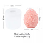 Celebrate Easter Egg Candle Moulds 12 - Silicone Mould, Mold for DIY Candles. Created using candle making kit with cotton candle wicks and candle colour chips. Using soy wax for pillar candles. Sold by Myka Candles Moulds Australia