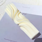 Handmade Abstract Pillar Candle Mould silicone candle mold from MYKA Candles and Moulds, perfect for resin moulds and unique baking mould shapes.