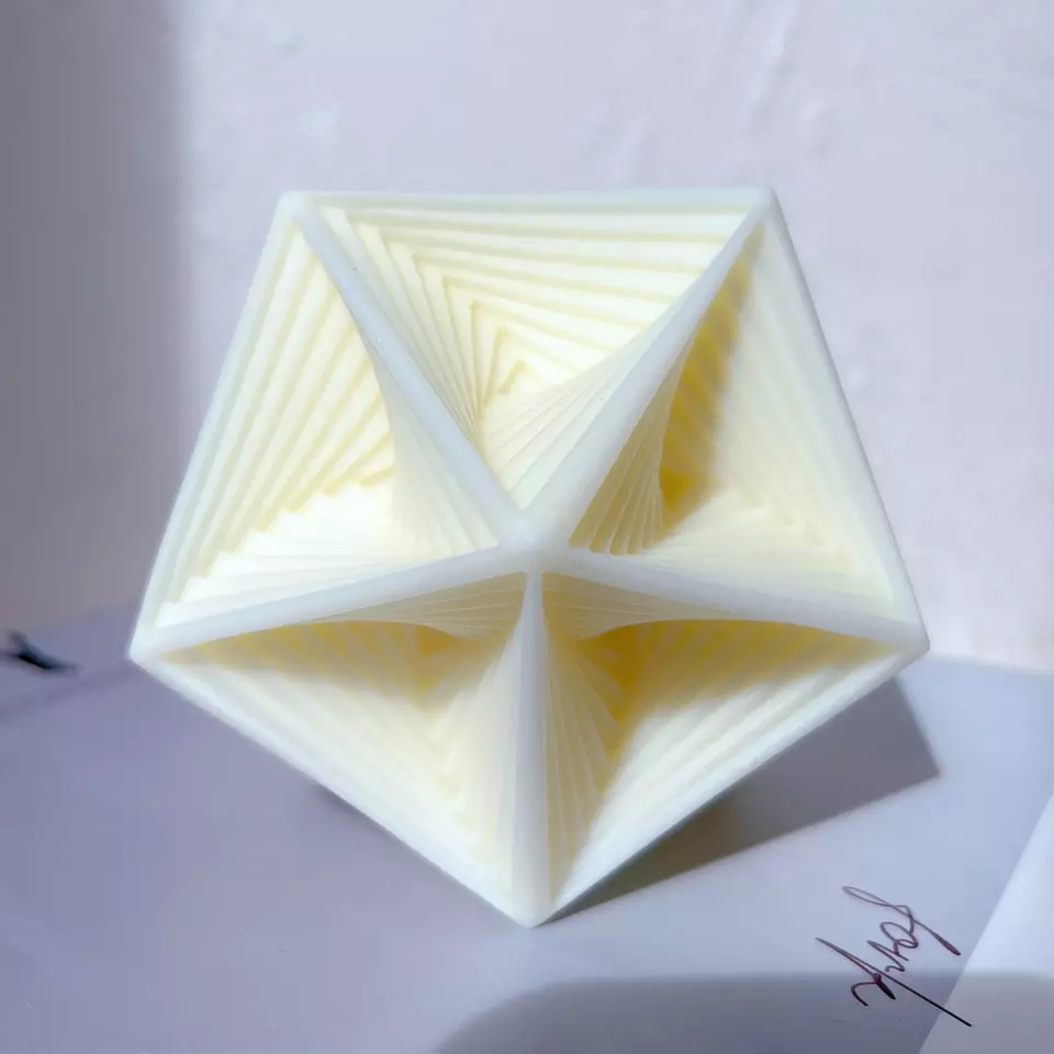 Precision-designed Abstract Star Candle Mould silicone candle mold by MYKA Candles and Moulds for resin moulds and gourmet cake mould designs.