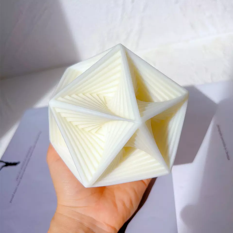 The Abstract Star Candle Mould silicone candle mold by MYKA Candles and Moulds, featuring high detail for candle, soap, and baking moulds.