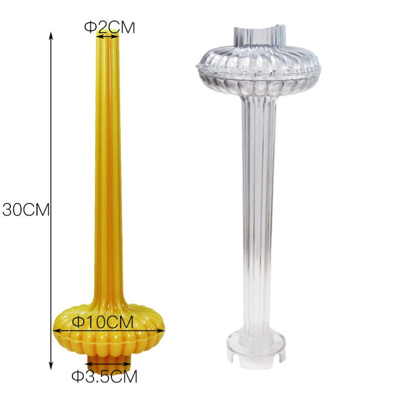 A Acrylic Lamp Candle Moulds silicone candle mold by MYKA Candles and Moulds, the perfect multipurpose tool for soap, resin, and cake mould casting.