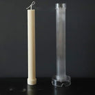 A high-performance Base Ribbed Pillar Candle Mould silicone candle mold from MYKA Candles and Moulds for resin art and professional baking mould use.