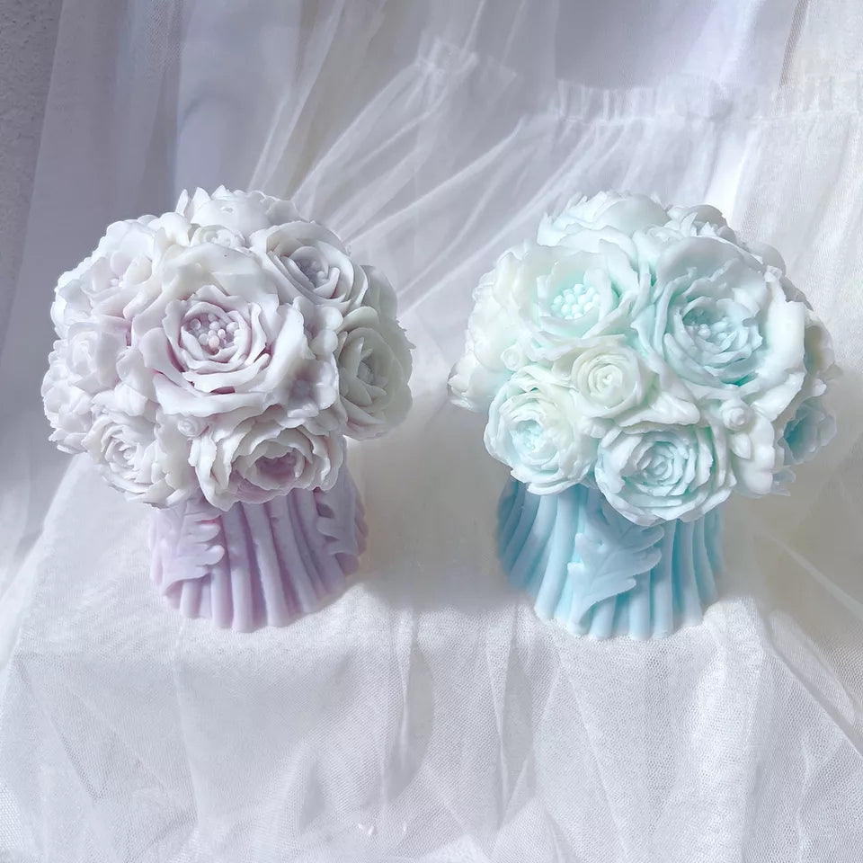 The Bouquet Candle Mould silicone candle mould by MYKA Candles and Moulds, perfect for small business candle, soap, and cake mould production.