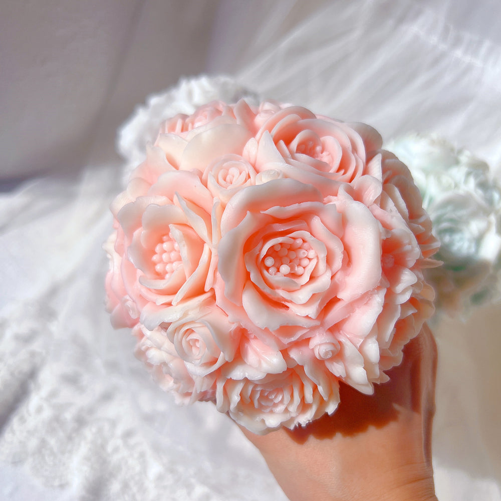 A versatile Bouquet Candle Mould silicone candle mould by MYKA Candles and Moulds, suitable for resin moulds and decorative cake mould shapes.