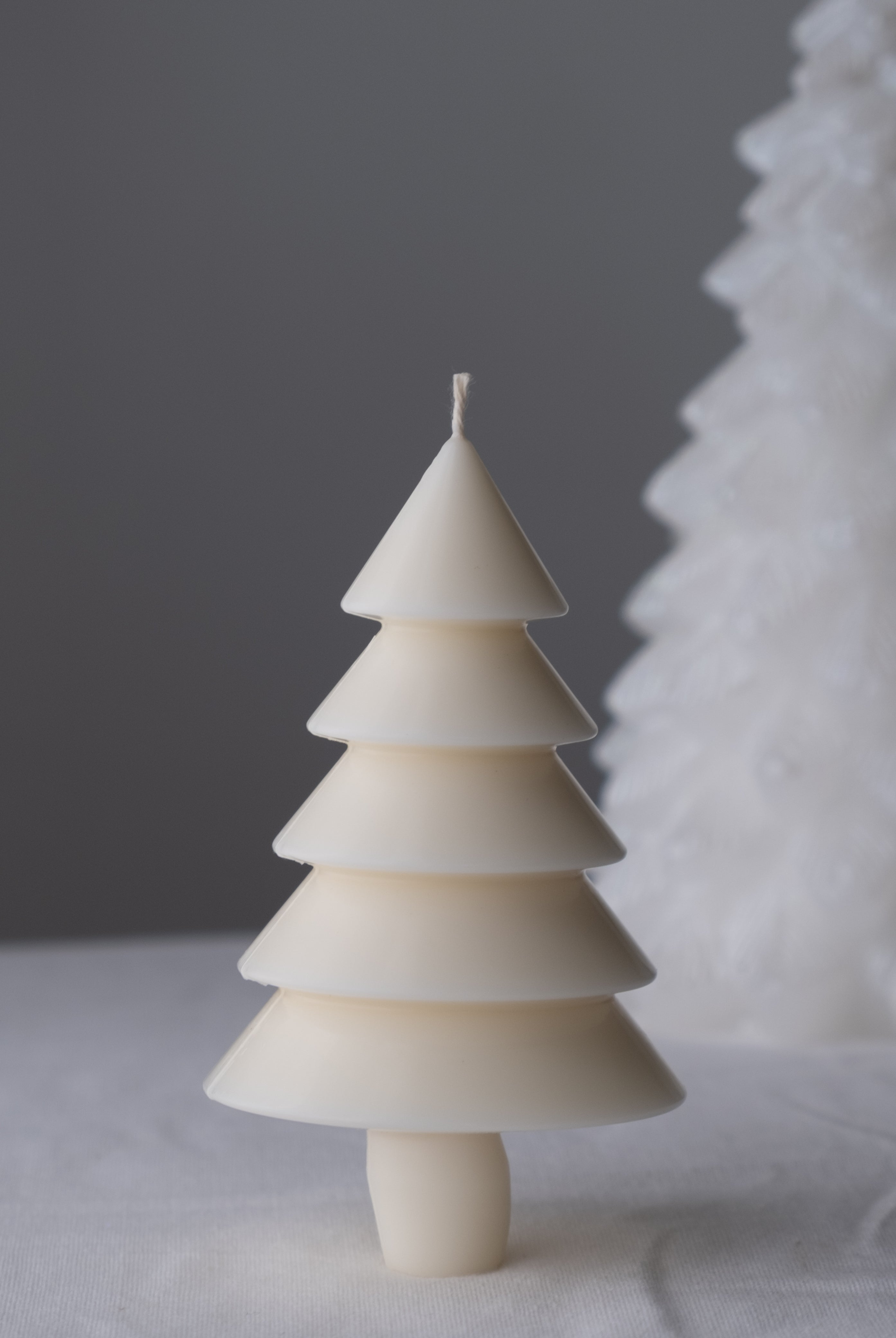 Tiered Christmas Tree Candle Mould 0 - Silicone Mould, Mold for DIY Candles. Created using candle making kit with cotton candle wicks and candle colour chips. Using soy wax for pillar candles. Sold by Myka Candles Moulds Australia