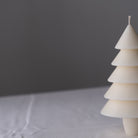 Tiered Christmas Tree Candle Mould 1 - Silicone Mould, Mold for DIY Candles. Created using candle making kit with cotton candle wicks and candle colour chips. Using soy wax for pillar candles. Sold by Myka Candles Moulds Australia