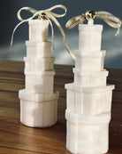 Gift Stack Candle Mould 0 - Silicone Mould, Mold for DIY Candles. Created using candle making kit with cotton candle wicks and candle colour chips. Using soy wax for pillar candles. Sold by Myka Candles Moulds Australia