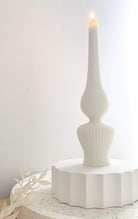 Oil Lamp Candle Mould 1 - Silicone Mould, Mold for DIY Candles. Created using candle making kit with cotton candle wicks and candle colour chips. Using soy wax for pillar candles. Sold by Myka Candles Moulds Australia