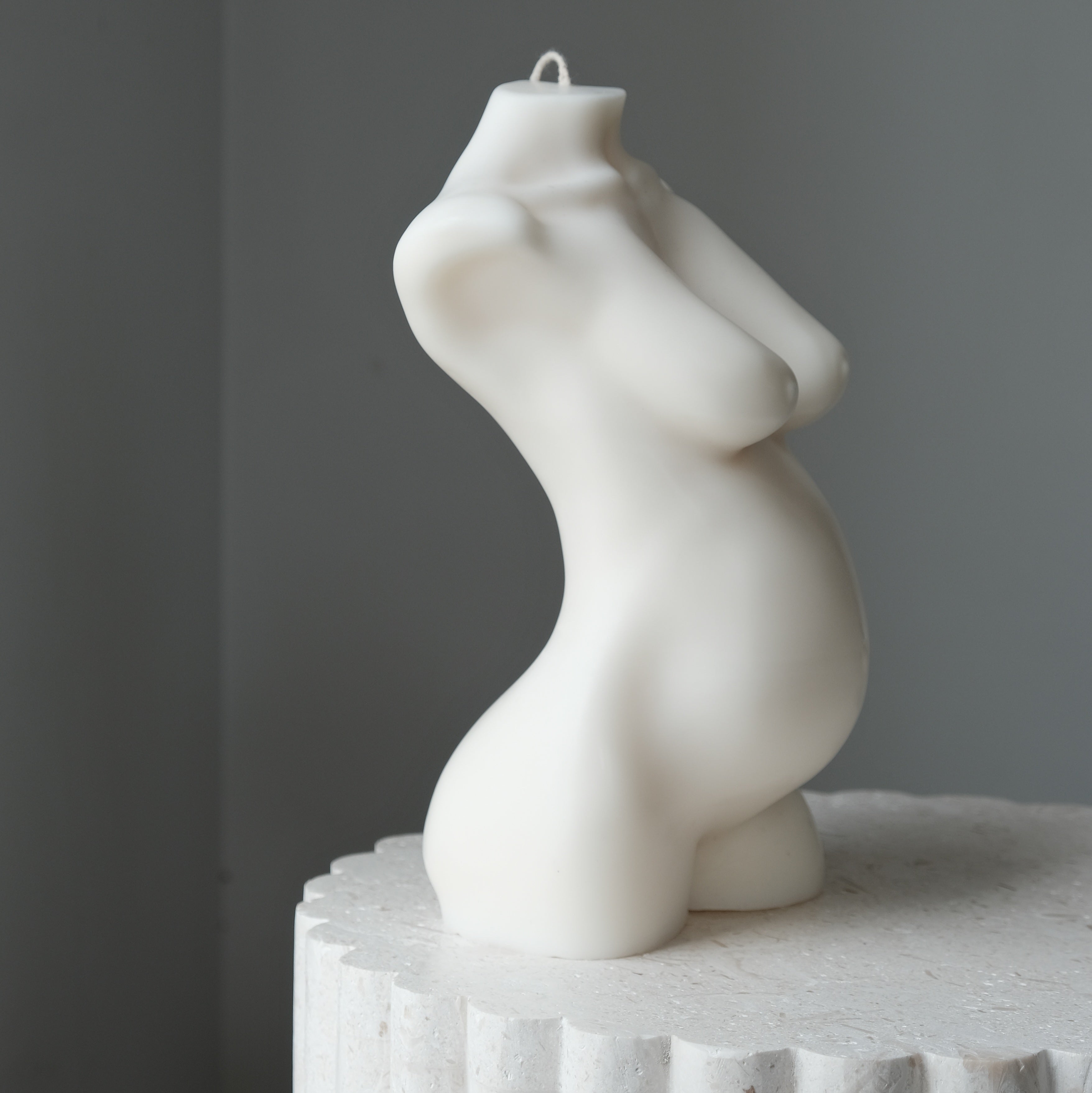 Crafting with the Juno Candle Mould silicone candle mould by MYKA Candles and Moulds, also used for soap, resin, and cake moulds.