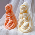 A premium Madonna Candle Mould silicone candle mold by MYKA Candles and Moulds, a versatile tool for soap, resin, and cake mould crafting.