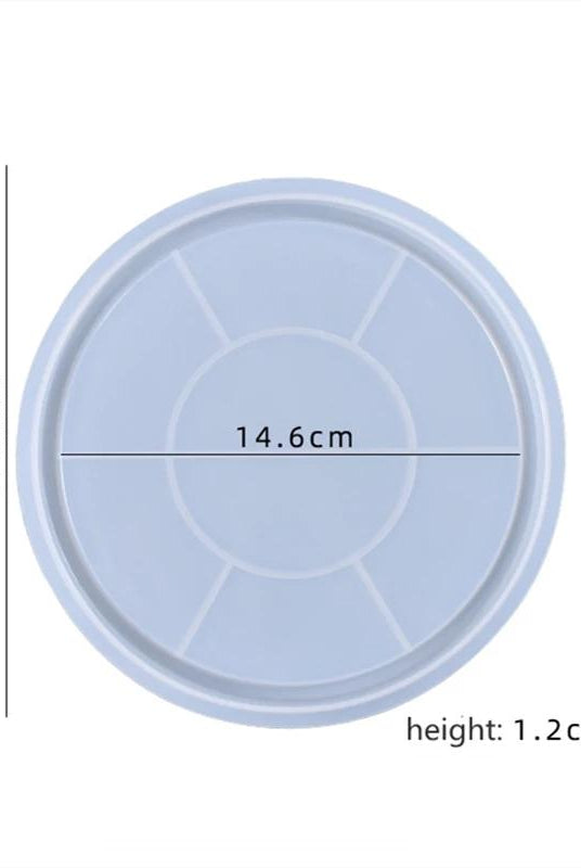 Circle Tray Candle Mould 2 - Silicone Mould, Mold for DIY Candles. Created using candle making kit with cotton candle wicks and candle colour chips. Using soy wax for pillar candles. Sold by Myka Candles Moulds Australia