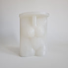Curvy Female Candle Mould (XL) - 22cm 4 - Silicone Mould, Mold for DIY Candles. Created using candle making kit with cotton candle wicks and candle colour chips. Using soy wax for pillar candles. Sold by Myka Candles Moulds Australia