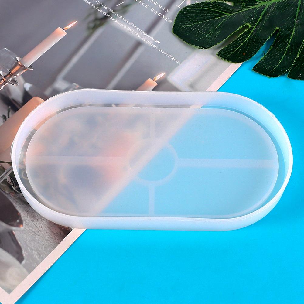 Handmade Oval Tray Candle Mould silicone candle mold from MYKA Candles and Moulds, perfect for resin moulds and unique baking mould shapes.