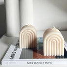 A heat-resistant Rainbow Candle Mould silicone candle mould by MYKA Candles and Moulds, ideal for soap, resin, and baking mould applications.