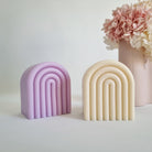 A versatile Rainbow Candle Mould silicone candle mould by MYKA Candles and Moulds, suitable for resin moulds and decorative cake mould shapes.
