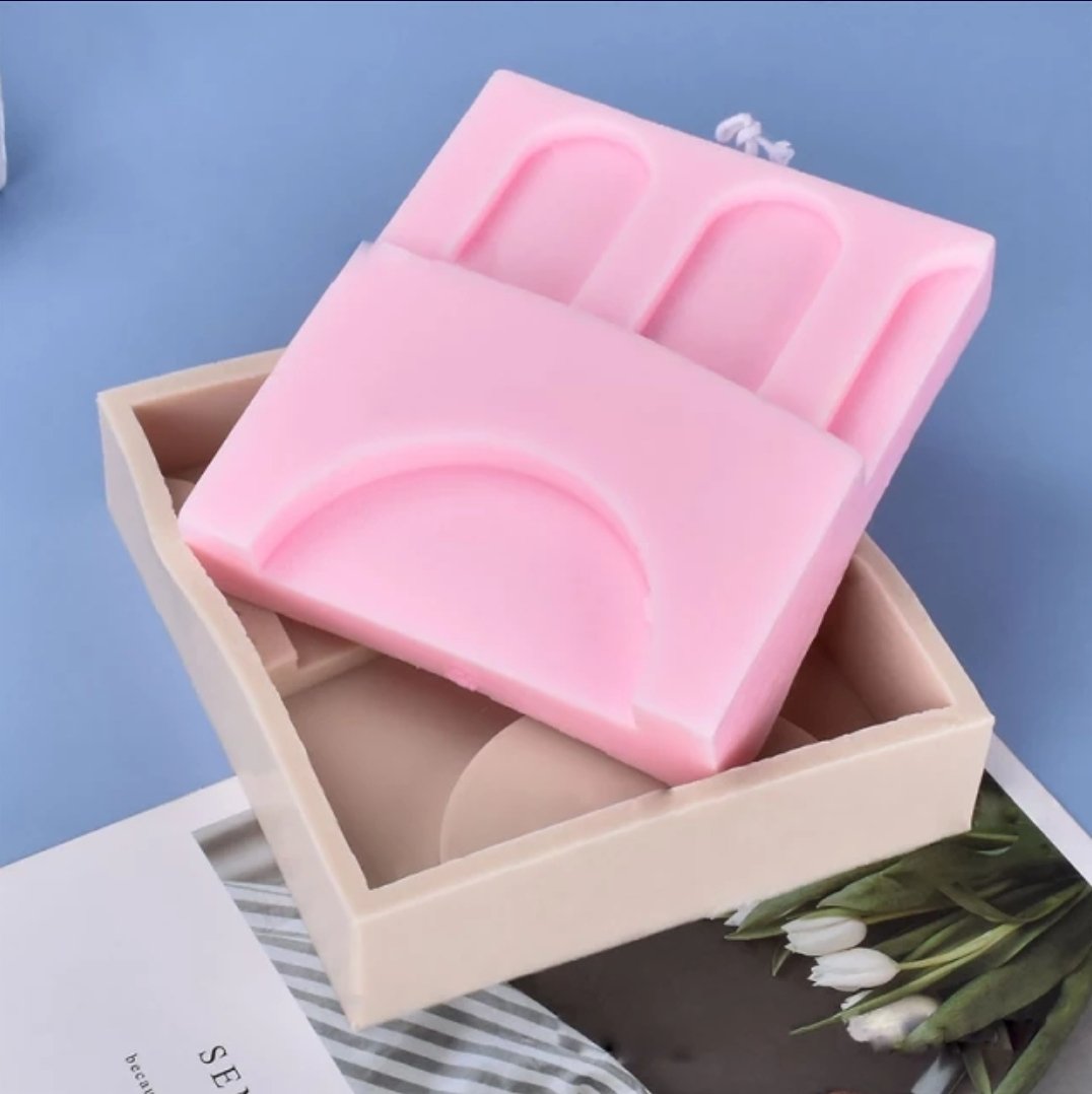 The Ruins Candle Mould silicone candle mold by MYKA Candles and Moulds, featuring high detail for candle, soap, and baking moulds.