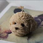 Dog Head Candle Mould 2 - Silicone Mould, Mold for DIY Candles. Created using candle making kit with cotton candle wicks and candle colour chips. Using soy wax for pillar candles. Sold by Myka Candles Moulds Australia