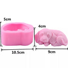 The Sleeping Puppy Candle Mould silicone candle mould by MYKA Candles and Moulds, a must-have for resin moulds and DIY baking mould enthusiasts.