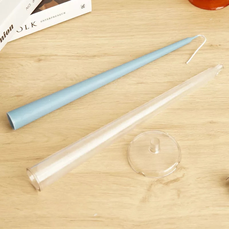 View of the Tapered Pillar Candle Mould silicone candle mould from MYKA Candles and Moulds, ideal for DIY soap moulds and cake mould projects.