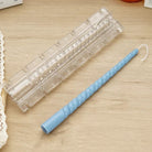A versatile Tapered Twist Pillar Candle Mould silicone candle mould by MYKA Candles and Moulds, suitable for resin moulds and decorative cake mould shapes.