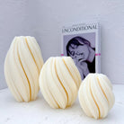 View of the Twirl Candle Moulds silicone candle mould from MYKA Candles and Moulds, ideal for DIY soap moulds and cake mould projects.