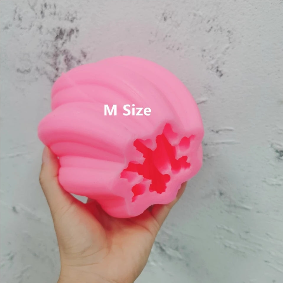 A premium Twirl Candle Moulds silicone candle mold by MYKA Candles and Moulds, a versatile tool for soap, resin, and cake mould crafting.