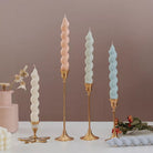 High-quality Twisted Pillar Candle Mould silicone candle mould from MYKA Candles and Moulds, great for resin moulds and professional baking mould needs.
