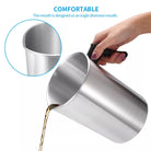 View of the Wax Melting Pot silicone candle mould from MYKA Candles and Moulds, ideal for DIY candle jars and cement pots.