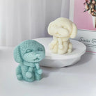 The Winter Puppy Candle Mould silicone candle mould by MYKA Candles and Moulds, optimized for professional candle, soap, and cake moulds.